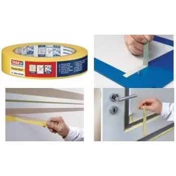 General purpose masking tape TESA 4334 50 m kollane