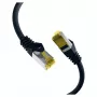 EFB-Elektronik RJ45 paigakaabel Cat.6A S/FTP LSZHCat.7 toorkaabel must 0,15 m Tootja: EFB Elektronik (MK7001.0,15B)