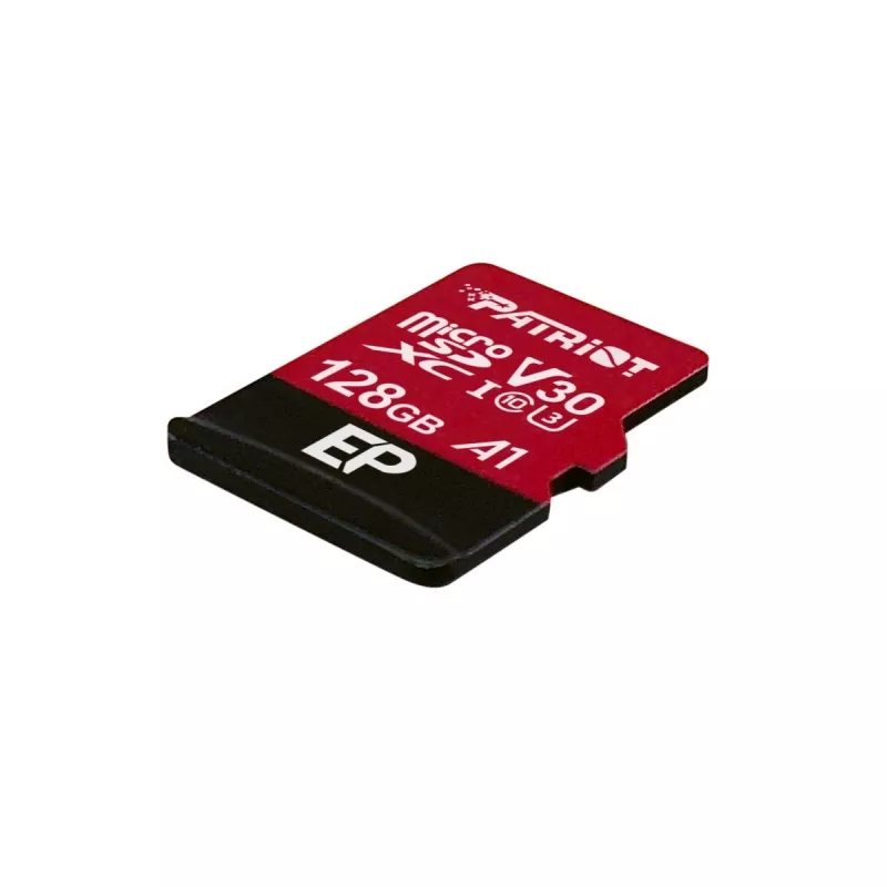 MicroSDXC mälukaart PATRIOT 128 GB Class 10 U3 V30, lugemine 100 MB/s, kirjutamine 80 MB/s, microSDXC