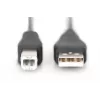 Assmann USB-ühenduskaabel, tüüp A - B M/M, 1,0 m, USB 2.0 ühilduv, UL, must (AK-300102-010-S)