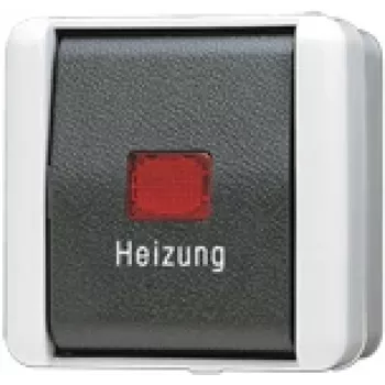 Jung 806 HW elektrilüliti 1P must – valge (806HW)