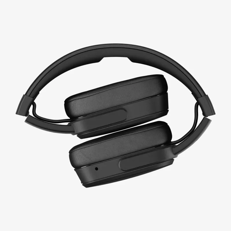 Peakomplekt Skullcandy Crusher Wireless — must, binauraalne kõrvaklappidega, Bluetooth ja 3,5 mm, kokkupandav, 40 h aku