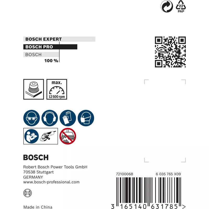 Bosch 2 608 622 098 traathari/tasshari Tasshari 7,5 cm