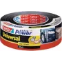 tesa Folienband extra Power Universal, 48 mm x 50 m, schwarz gewebeverstärkt, von Hand einreißbar (56389-00001-03)