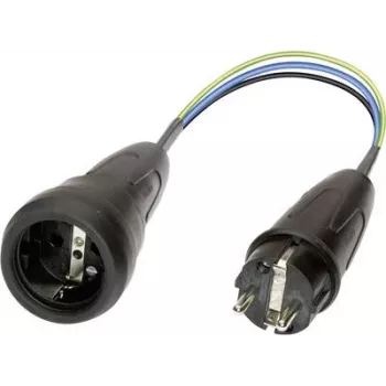 Mõõteadapter Schuko-Schuko (044131)