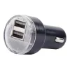 Autolaadija Gembird EG-U2C2A-CAR-02, 12–24 V sisend, 5 V/2,1 A väljund, 2× USB 2.0, must