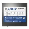 Montech APX650 toiteplokk 650 W 20+4 pin ATX ATX Must