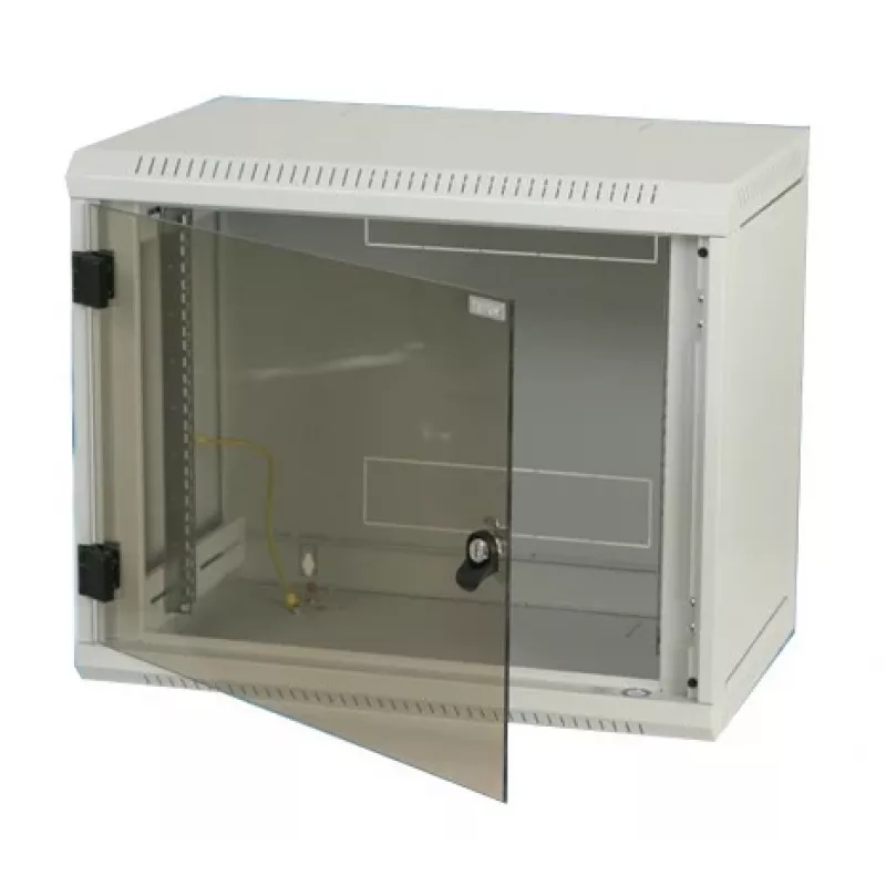Seinakinnitusega riiul Triton RBA-15-AS5-CAX-A1 15U/500 klaasuksega Hall