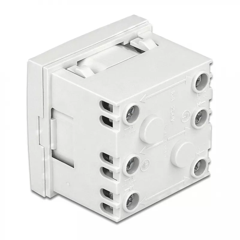 Pistikupesa CEE 7/3 DeLOCK 81425 250V 16A Valge