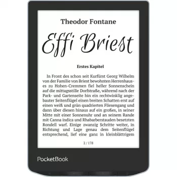 PocketBook Verse - 15,2 cm (6 inch) - E Ink Carta - 758 x 1024 pikslit - ACSM - AZW - AZW3 - CBR - CBZ - CHM - DOC - DOCX - DjVu - EPUB - EPUB DRM - FB2 - FB2.ZIP - HTM - HTML - MOBI,...