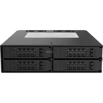 ICY DOCK - ToughArmor - MB994SP-4S - Backplane SAS/SATA II, salveta, 4x SAS/SATA 2,5 tolli sisemine kuni 4x SATA host - Alumiinium - must - SAS/SATA 6 Gbit/s - 40 mm ventilaator