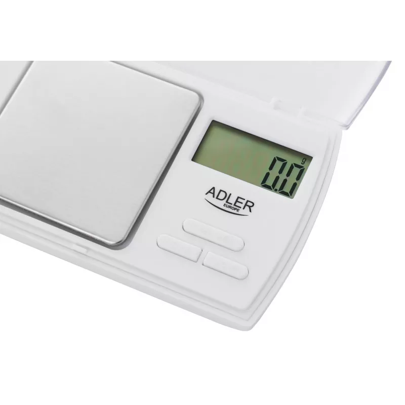 Adler AD 3161 köögikaal Valge Ristkülikukujuline Elektrooniline isiklik kaal