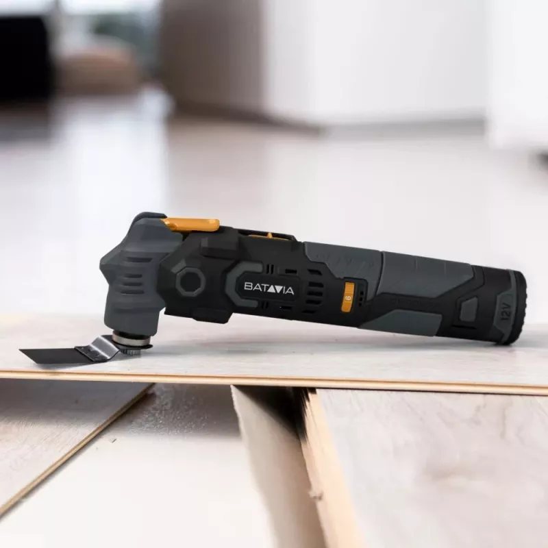 Batavia B.V. | 12V juhtmeta vibratsioonivastane multitööriist - Fixxpack 2.0 komplekt (sisaldab 2.0Ah akut ja USB-C laadimiskaablit)