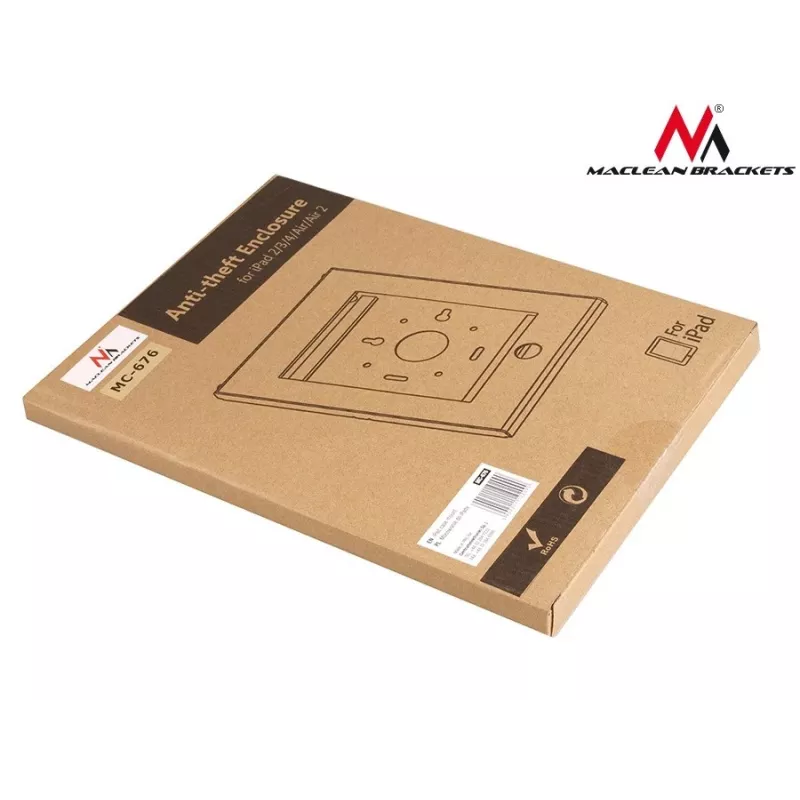 Maclean MC-676 Turvakest iPad 2/3/4/Air/Air2 jaoks, kaitseb varguse eest, käepide
