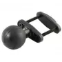 RAM Mounts Square Post Clamp Base postidele kuni 2 tolli lai, kuuli läbimõõt 5,71 cm