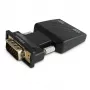 SAVIO CL-145 VGA-HDMI muundur, heli, Full HD, must