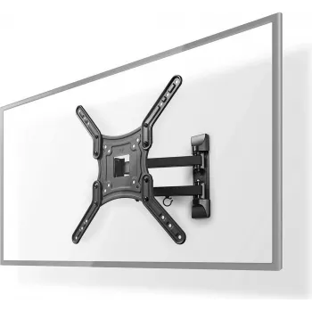 Nedis TVWM1530BK - 100 x 100 mm - 400 x 400 mm - 0 - 20° - 180° - akrüülnitriilbutadieenstüreen (ABS) - teras - must (TVWM1530BK)