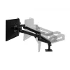 Ergotron LX Pro - Kinnituskomplekt (kaheharuline) - modulaarne - 2 LCD-ekraanile - kõrvuti - Alumiinium - Must - Ekraani suurus: kuni 68,6 cm (kuni 27 tolli) (45-686-292)