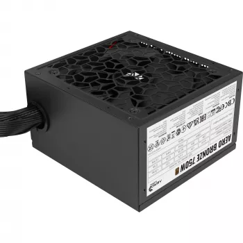 Toiteplokk AEROCOOL AERO BRONZE 750W APFC (V.2 2025) – 750W väljund, APFC