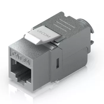 Keystone-pistik Ubiquiti UACC-Keystone-Jack-C6A RJ-45 lame metallik