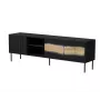 TV-kapp cama meble INSERTO 3D1W 190x40x62 cm must LED-iga