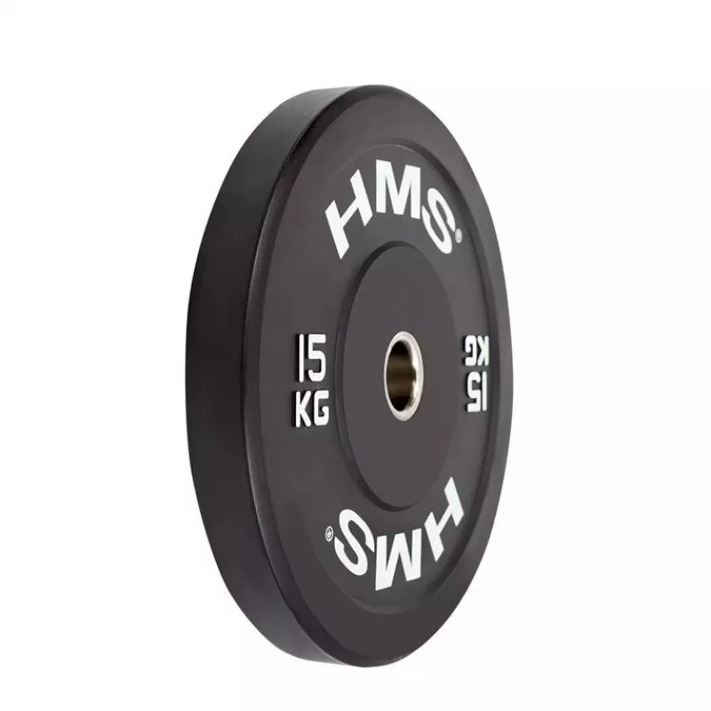 HMS Fitness BBR15 1 tk Olümpia kummikattega raskusketas