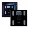 Elektrooniline isikukaal Omron VIVA — ruudukujuline, must, max 150 kg, 100 g täpsus, keharasv/BMI/BMR, 30 kasutaja mälu