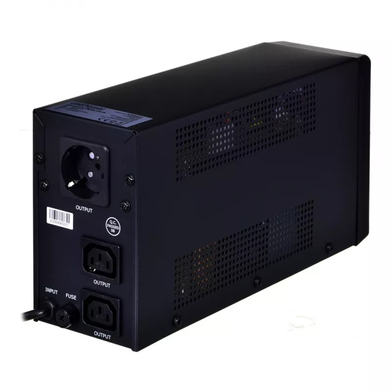 Katkematu toiteallikas ENERGENIE EG-UPS-031 Line-Interactive 0,65 kVA 390 W 2x C13 pistikupesa, 7 Ah VRLA