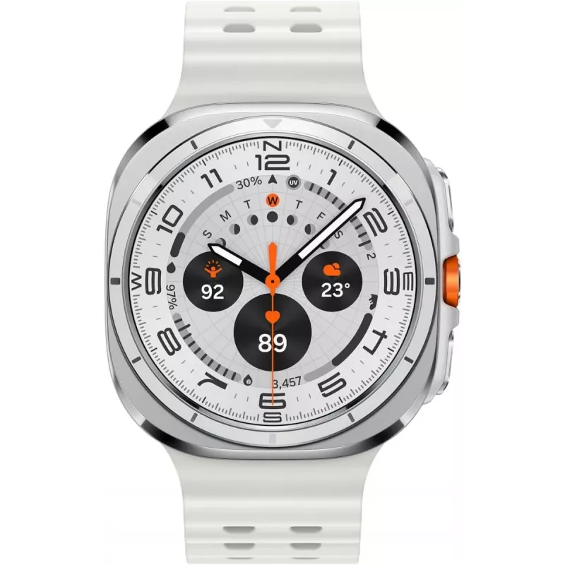 Nutikell Samsung Galaxy Watch Ultra 47 mm Titanium White — AMOLED 1,5 tolli, 4G, 64 GB, 590 mAh