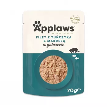 Niiske kassitoit Applaws Tuna Filee Makrelliga Tarrendis 70 g kotike, täiskasvanud kassidele, 82% niiskust, 13% valku