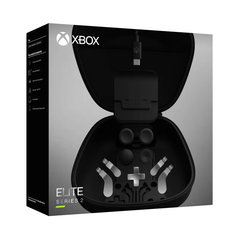 Mängukontrolleri lisaseade Microsoft Xbox Elite Wireless Controller Series 2 Complete Component Pack Must Silver