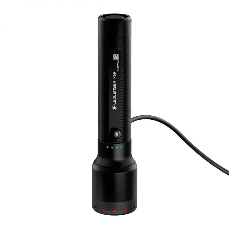 Ledlenser P6R Must käeshoitav taskulamp LED