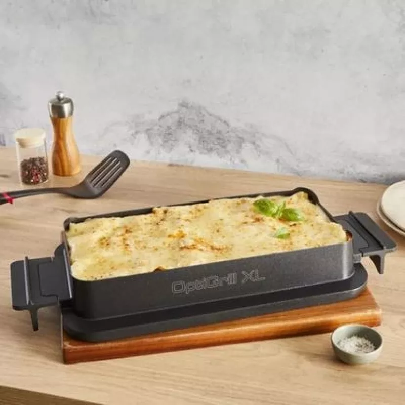 Elektriline kontaktgrill Tefal OptiGrill+ XL roostevaba teras — suur mahutavus, automaatsed küpsetusprogrammid