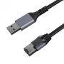 Internetokaabel CAT6 UTP, USB3.0 Type-A - RJ45, 3m