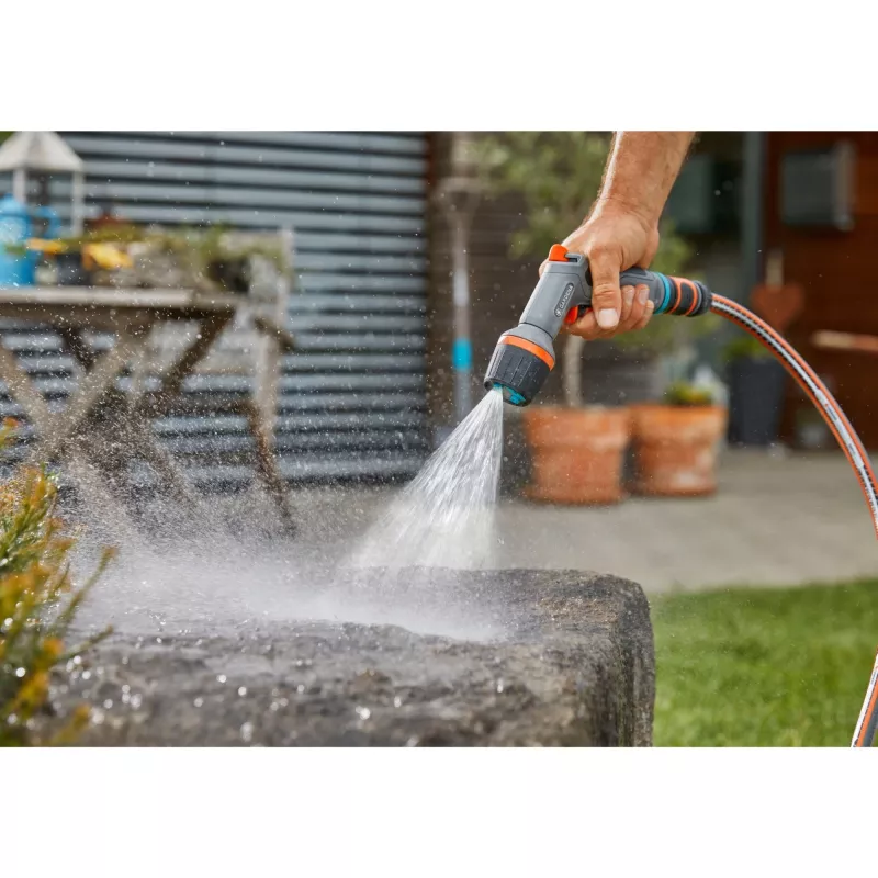 Comfort Reinigungsspritze ecoPulse, pihustuspüstol hall/oranž