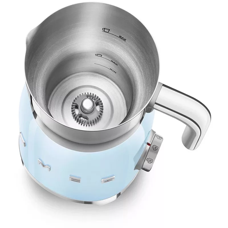 SMEG MFF11PBEU piimavahustaja 50-tollise stiilis pastellsinine