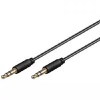 Wentronic Goobay 3,5 mm pistikupesa ühenduskaabel, 2 m – 3,5 mm pistik (3-kontaktiline, stereo) > 3,5 mm pistik (3-kontaktiline, stereo) (69107)