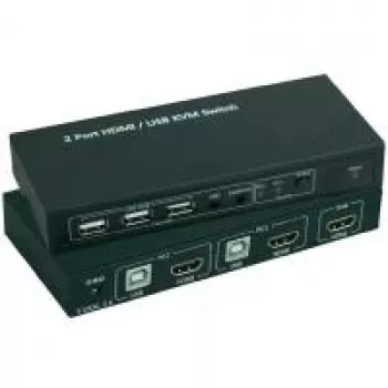 KVM-lüliti SpeaKa professional SP-4330460 — 2-pordiline HDMI + USB, 1920x1080