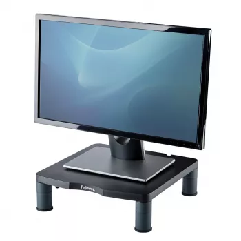 Fellowes arvutikuvarialus 3 kõrguse reguleerimisega – standardne kuvaritõstuk kaablihaldusega – ergonoomiline reguleeritav kuvarialus arvutitele – maksimaalne kaal 27 kg/maksimaalne Si