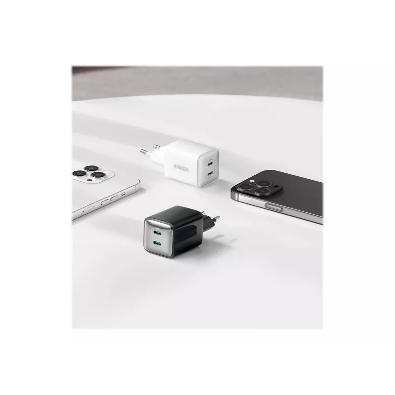 PowerPort III 40W 2xUSB -C Valge