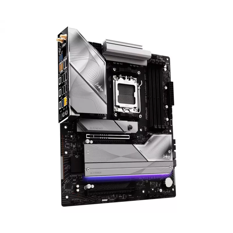 Emaplaat ASROCK X870 (Socket AM5, ATX, DDR5, 4 mälupesa, X870LIVEMIXERWIFI)