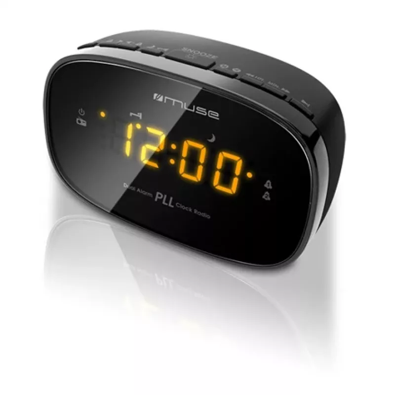 Kellraadio Muse M-150CR FM PLL tuuneriga, 1,52 cm LED-ekraan, äratus (raadio/summer), vahelduvvool 230 V/AAA-patareid
