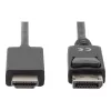 Adapterkaabel Displayport 1.2 lukustusega 4K 60Hz UHD tüüp DP/HDMI A M/M must 2 m