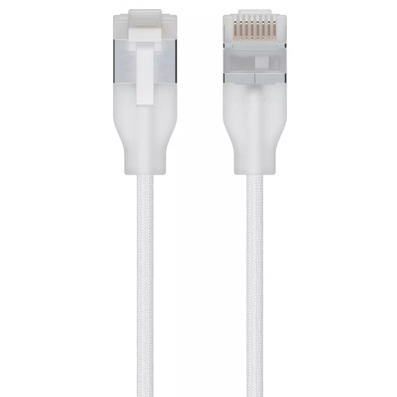 Networking kaabel Ubiquiti UACC-Cable-Patch-EL-C6A-15M-W RJ-45 Cat6a 15m Läbipaistev Valge