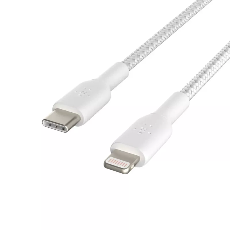 Lightning-kaabel Belkin CAA004BT2MWH 2m Valge