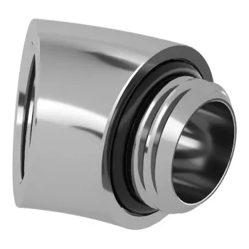 Barrow 45° adapter G1/4 isane G1/4 emasele, hõbedane, mudel TDWT45-V2 S