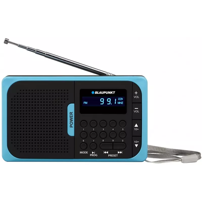 Blaupunkt PR5BL raadio Analoog Must,Sinine