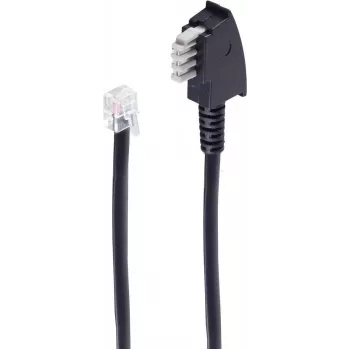 shiverpeaks ®-BASIC-S--TAE N-Plug to Western-Plug 6/6, faksiseadmetele, 6-sooneline, 3,0m (BS70163)