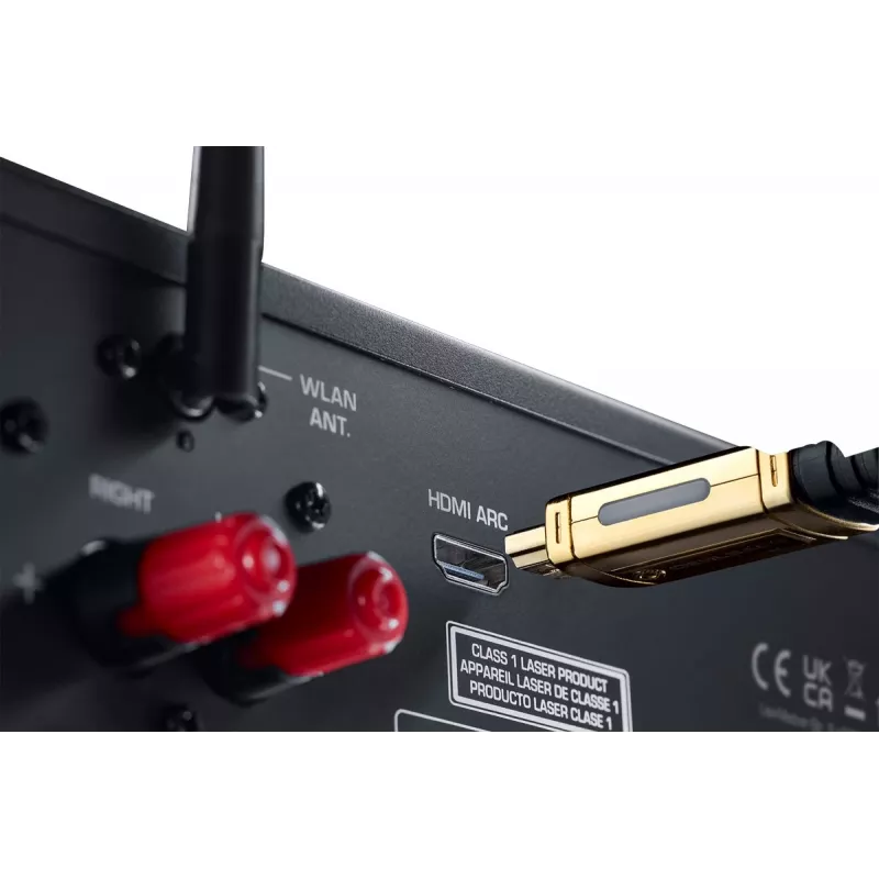 Stereovastuvõtja Magnat MC 400 — 2.0 kanalit, 40 W kanali kohta, CD-mängija, Wi‑Fi, Bluetooth, DAB/FM, Ethernet (must)