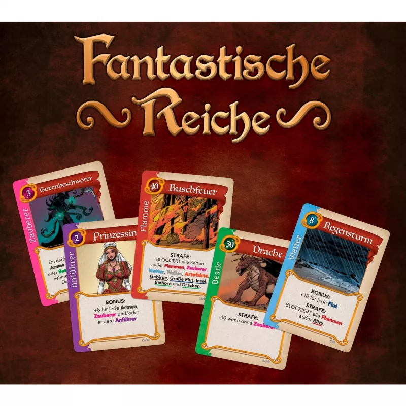 Fantastische Reiche, kaardimäng